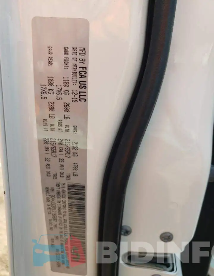 3C4NJDDB5LT166687 Photo# 13