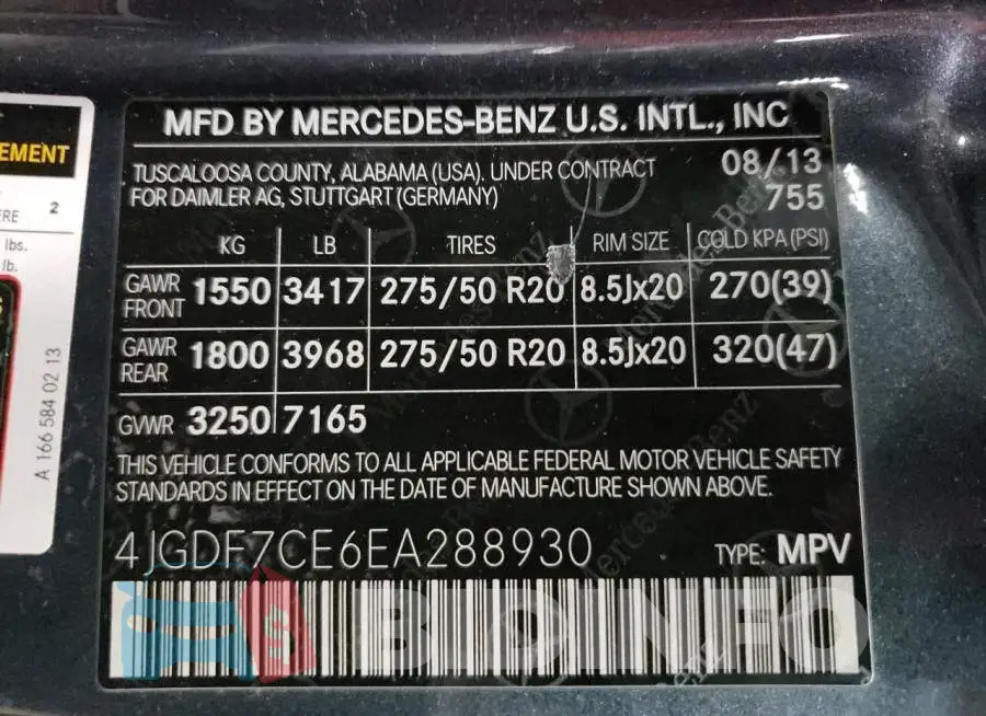 4JGDF7CE6EA288930 Photo# 13