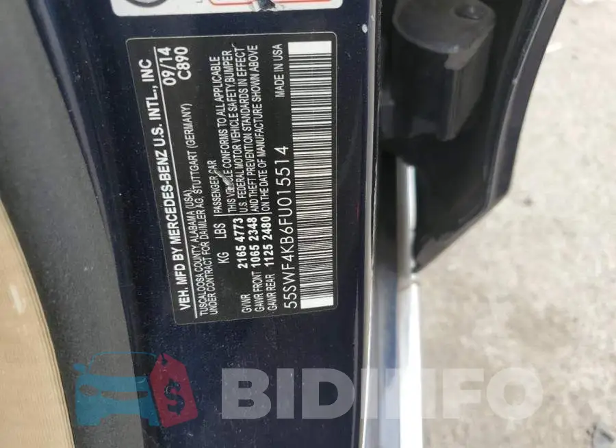 55SWF4KB6FU015514 Photo# 12