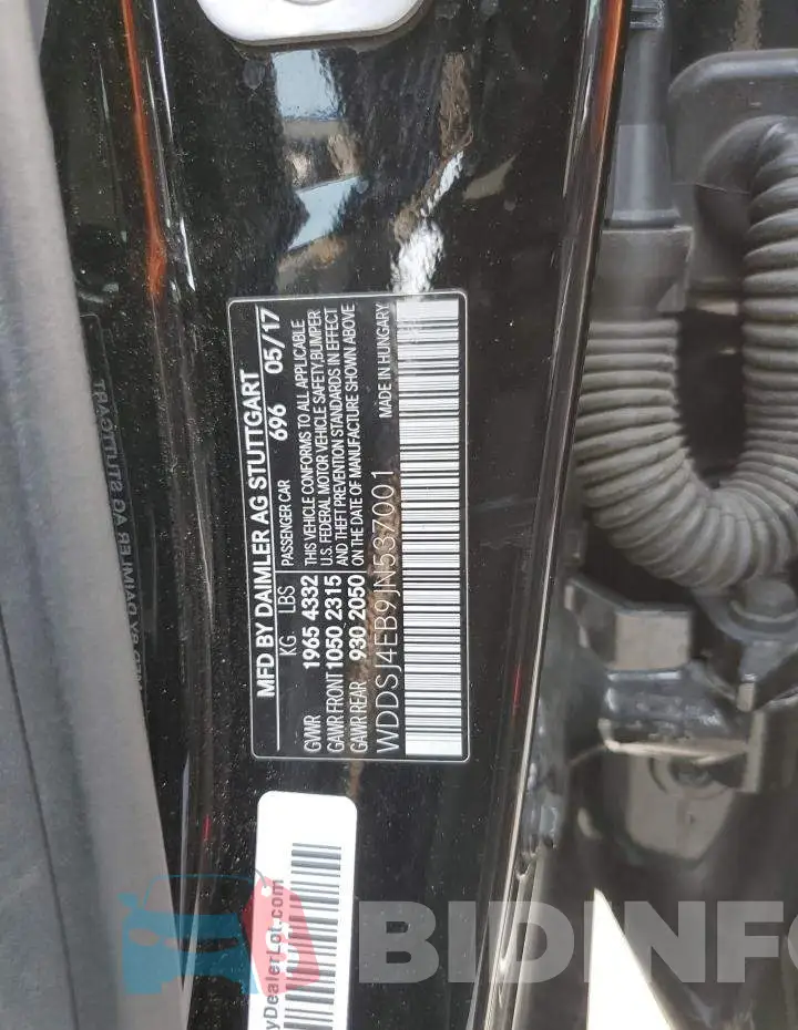 WDDSJ4EB9JN537001 Photo# 12