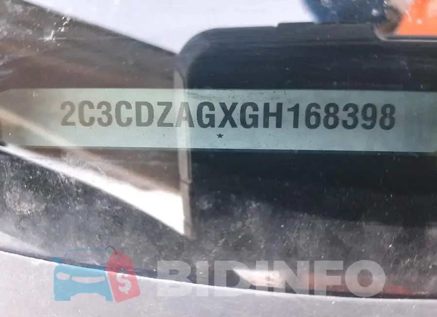 2C3CDZAGXGH168398 Photo# 13