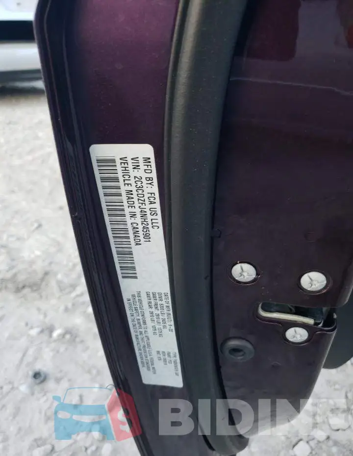 2C3CDZFJ4NH245901 Photo# 12