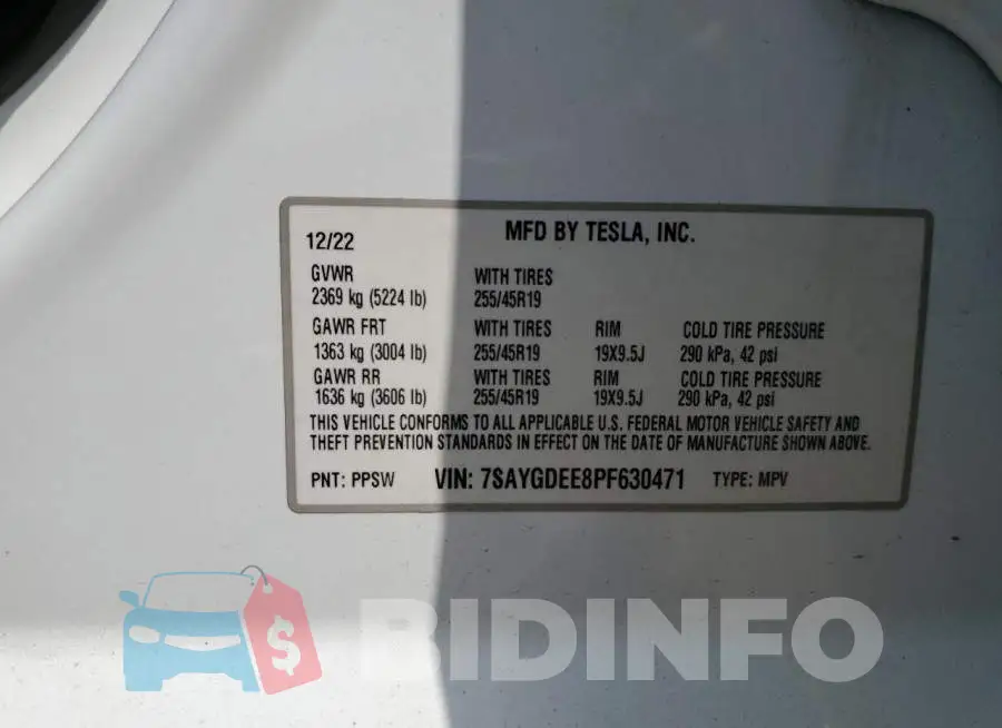 7SAYGDEE8PF630471 Photo# 12