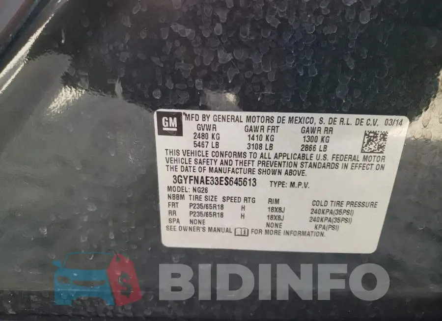 3GYFNAE33ES645613 Photo# 12