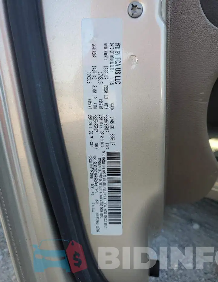 2C4RC1CG9FR699740 Photo# 13