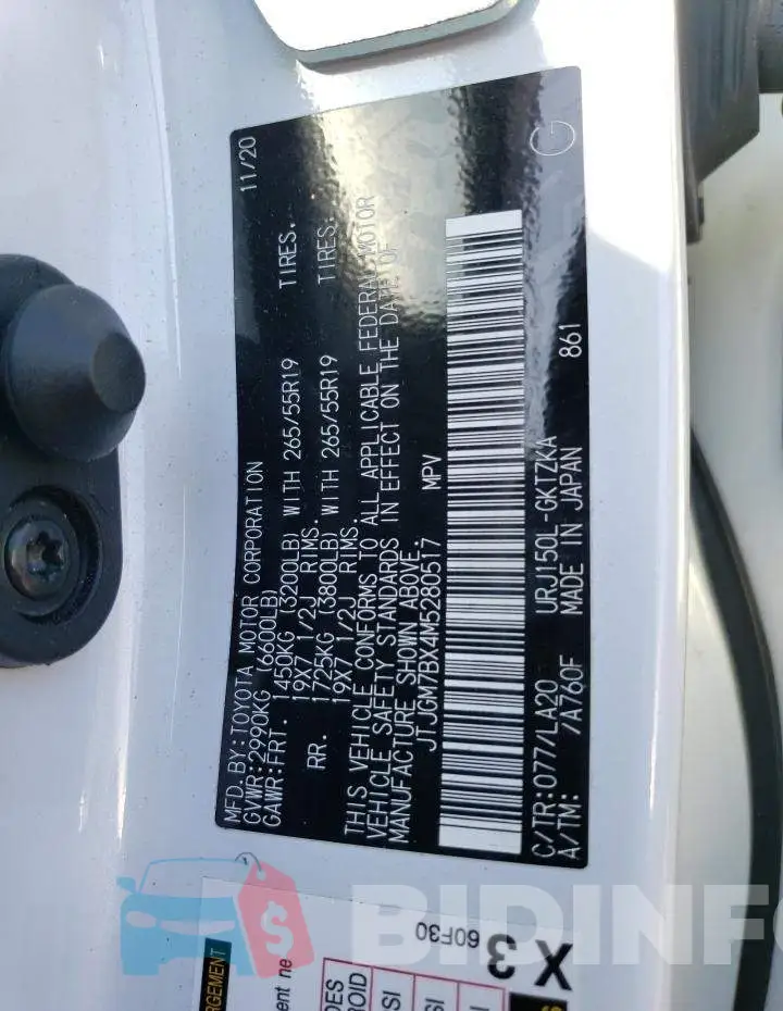 JTJGM7BX4M5280517 Photo# 13