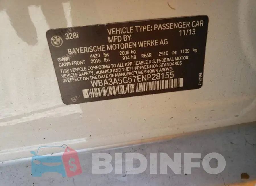WBA3A5G57ENP28155 Photo# 12