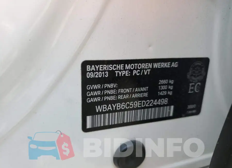 WBAYB6C59ED224498 Photo# 12