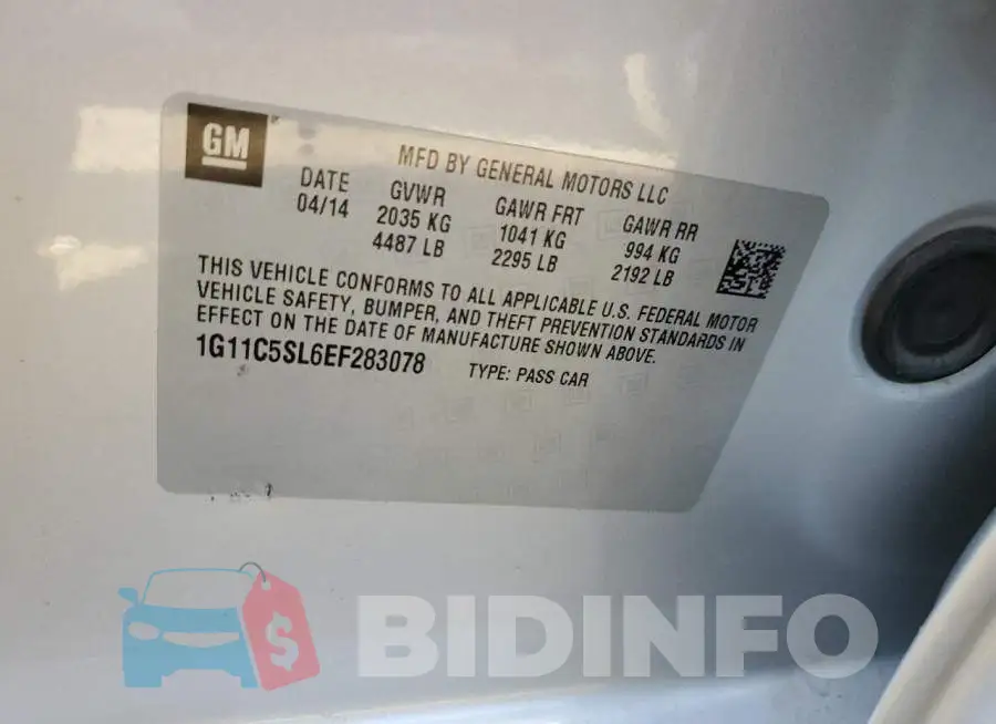 1G11C5SL6EF283078 Photo# 12
