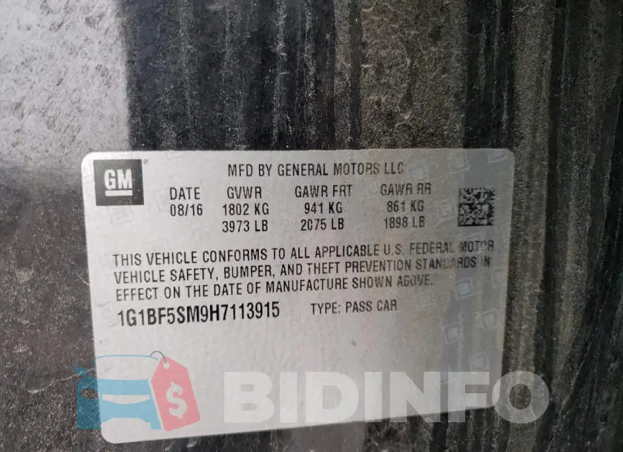 1G1BF5SM9H7113915 Photo# 12