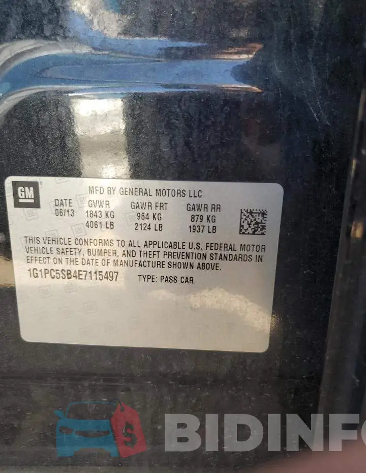 1G1PC5SB4E7115497 Photo# 12