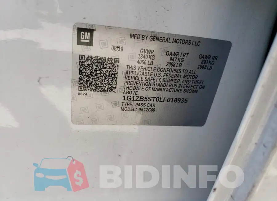 1G1ZB5ST0LF018935 Photo# 13
