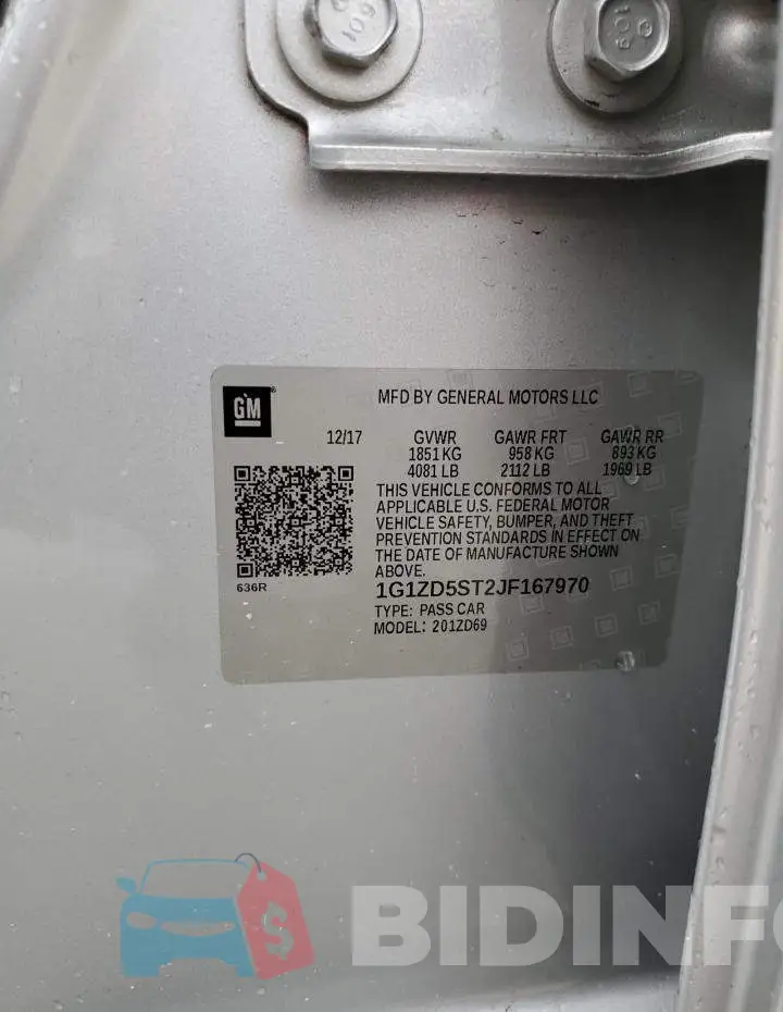 1G1ZD5ST2JF167970 Photo# 12