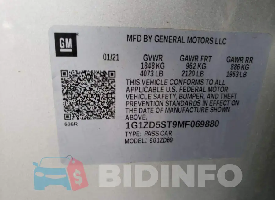 1G1ZD5ST9MF069880 Photo# 12