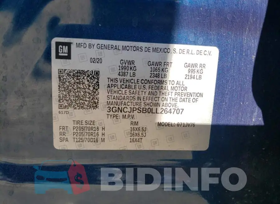 3GNCJPSB0LL264707 Photo# 12