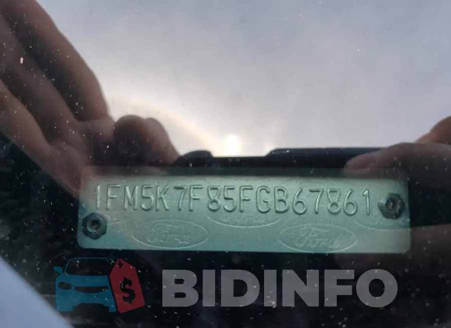 1FM5K7F85FGB67861 Photo# 13