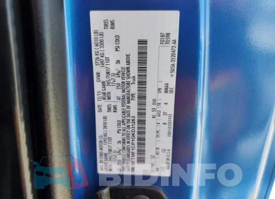 1FTMF1CP1GKD31263 Photo# 12