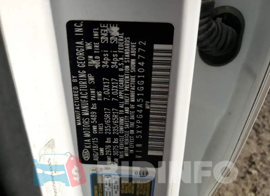 5XYPG4A51GG104772 Photo# 13