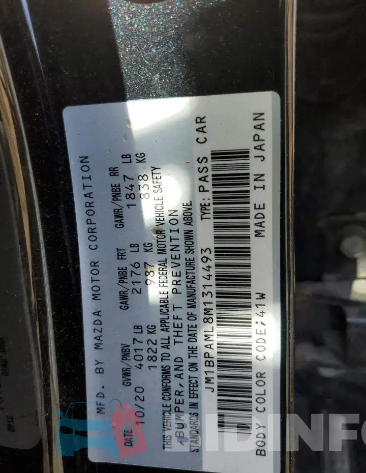 JM1BPAML8M1314493 Photo# 12
