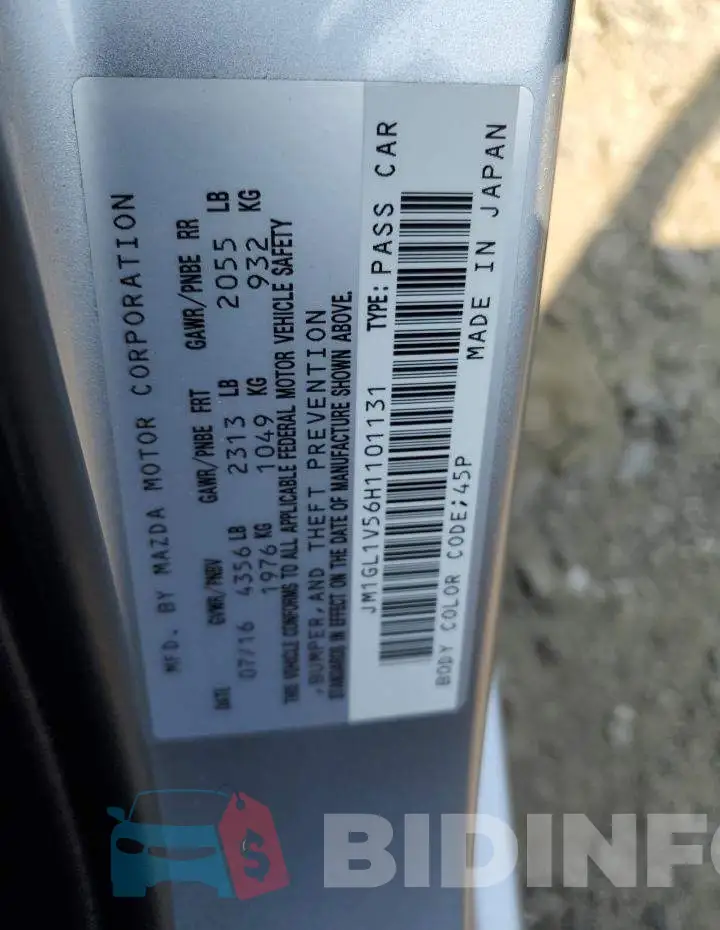 JM1GL1V56H1101131 Photo# 12
