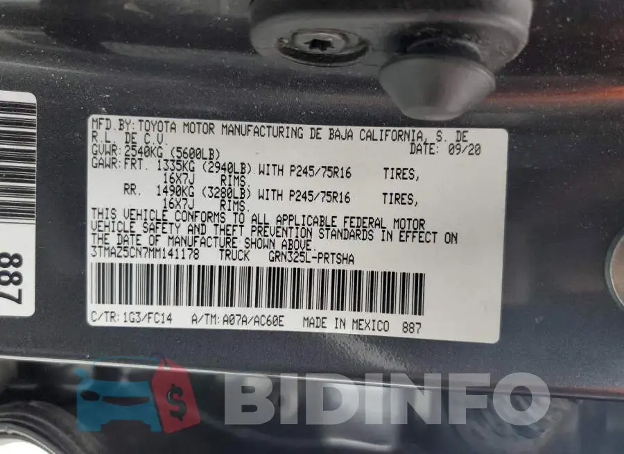 3TMAZ5CN7MM141178 Photo# 12
