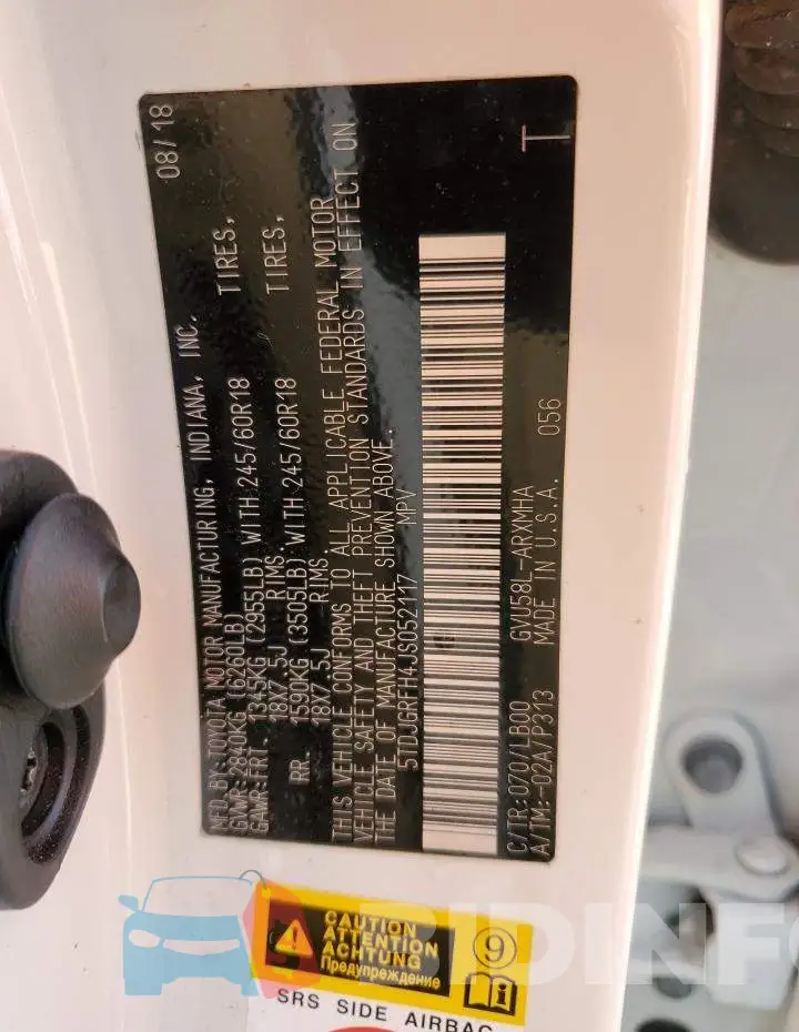 5TDJGRFH4JS052117 Photo# 13