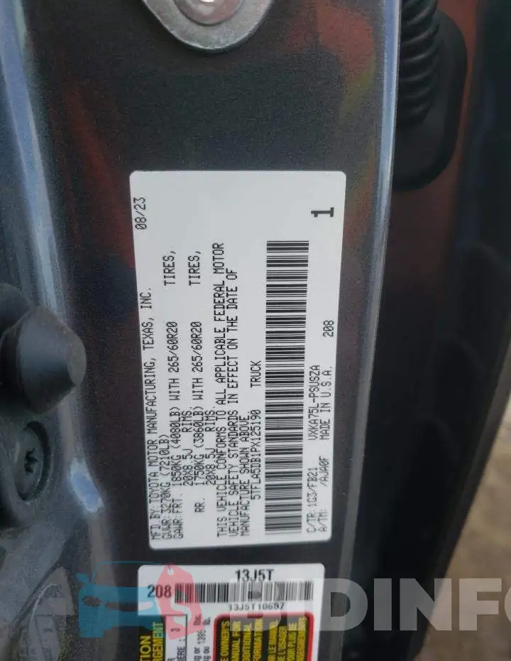5TFLA5DB1PX125190 Photo# 12