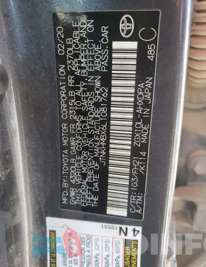 JTNKHMBX6L1081762 Photo# 12