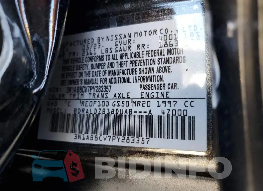 3N1AB8CV7PY283357 Photo# 13