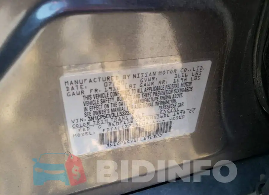3N1CP5CV3LL532320 Photo# 13