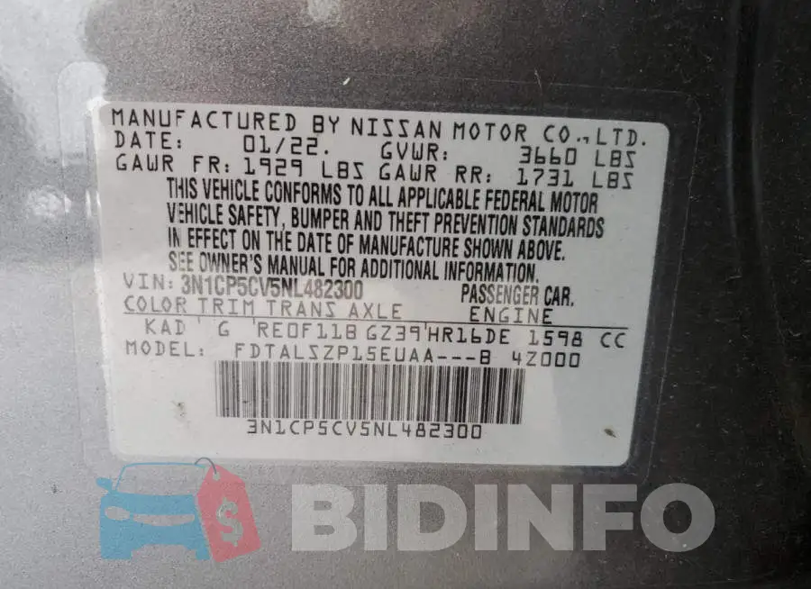 3N1CP5CV5NL482300 Photo# 13