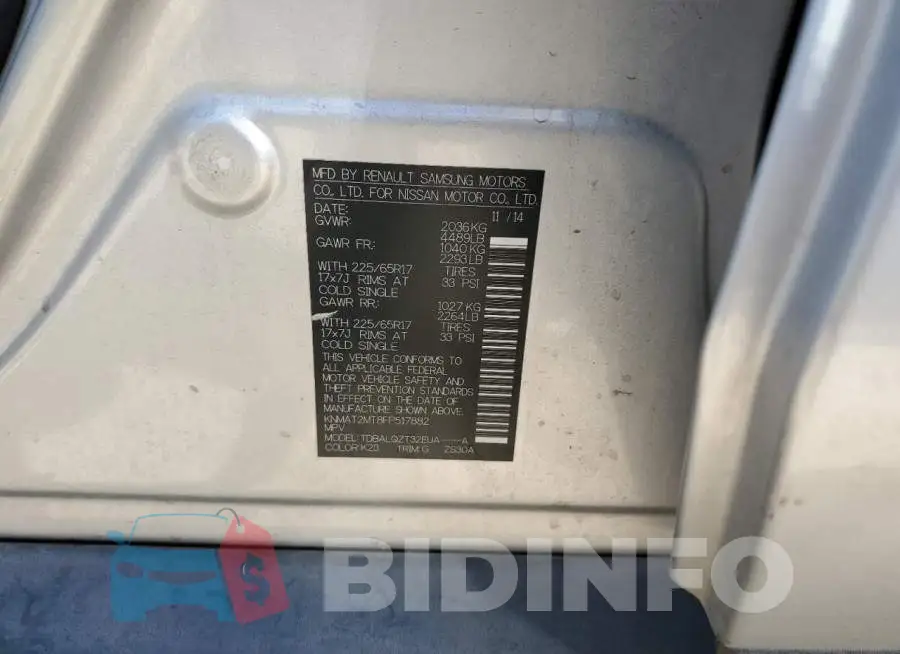KNMAT2MT8FP517882 Photo# 12