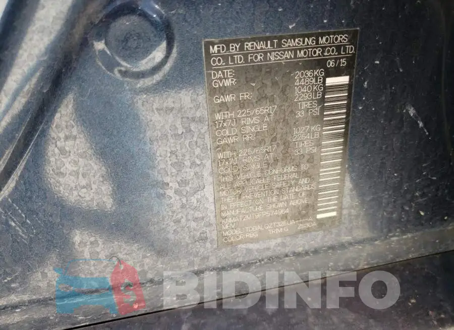 KNMAT2MT9FP574964 Photo# 13