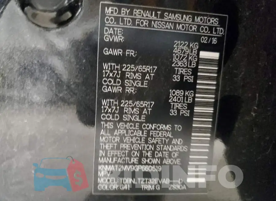 KNMAT2MV9GP660519 Photo# 13