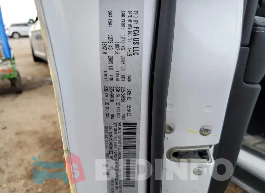 1C4PJMDX4KD445332 Photo# 13