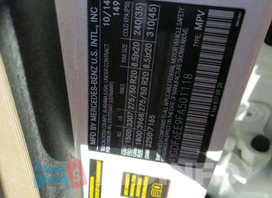 4JGDF6EE9FA501118 Photo# 14