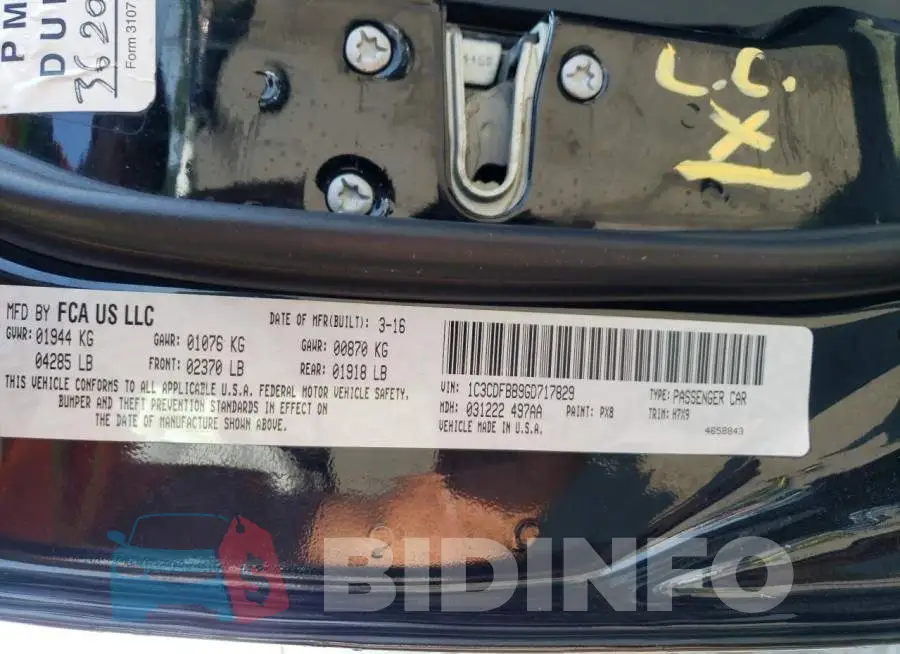 1C3CDFBB9GD717829 Photo# 12