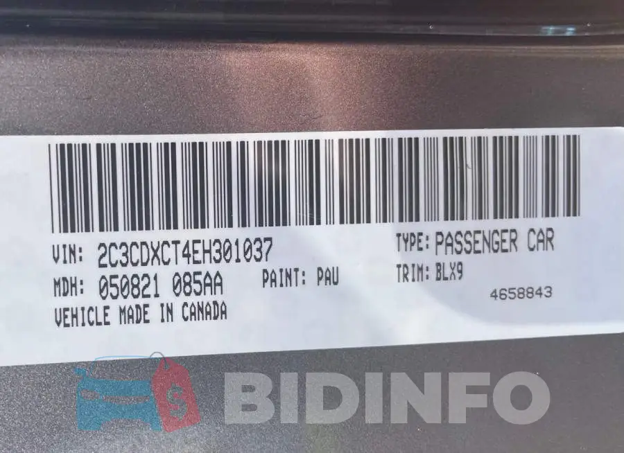 2C3CDXCT4EH301037 Photo# 10