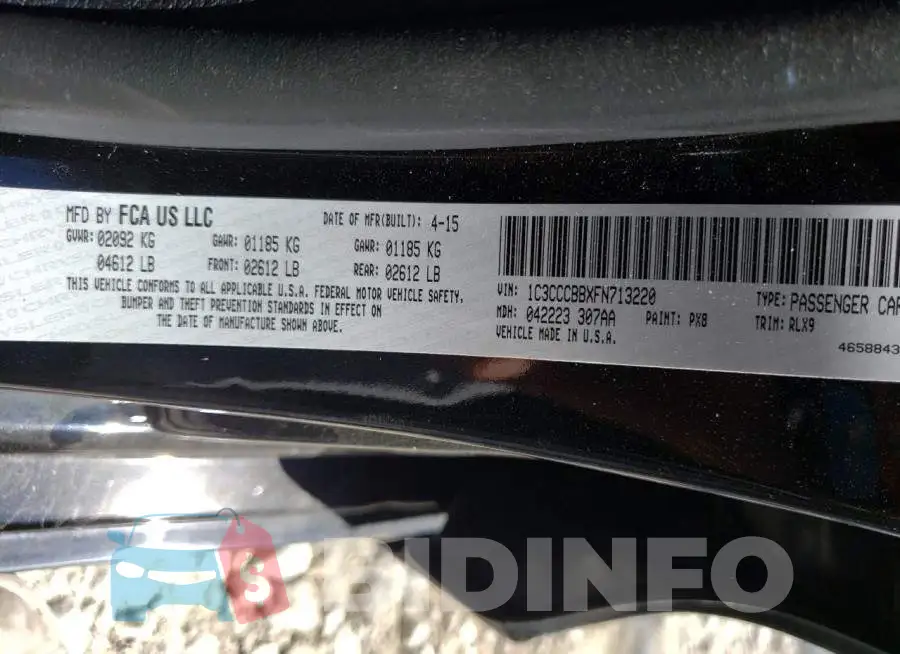 1C3CCCBBXFN713220 Photo# 12