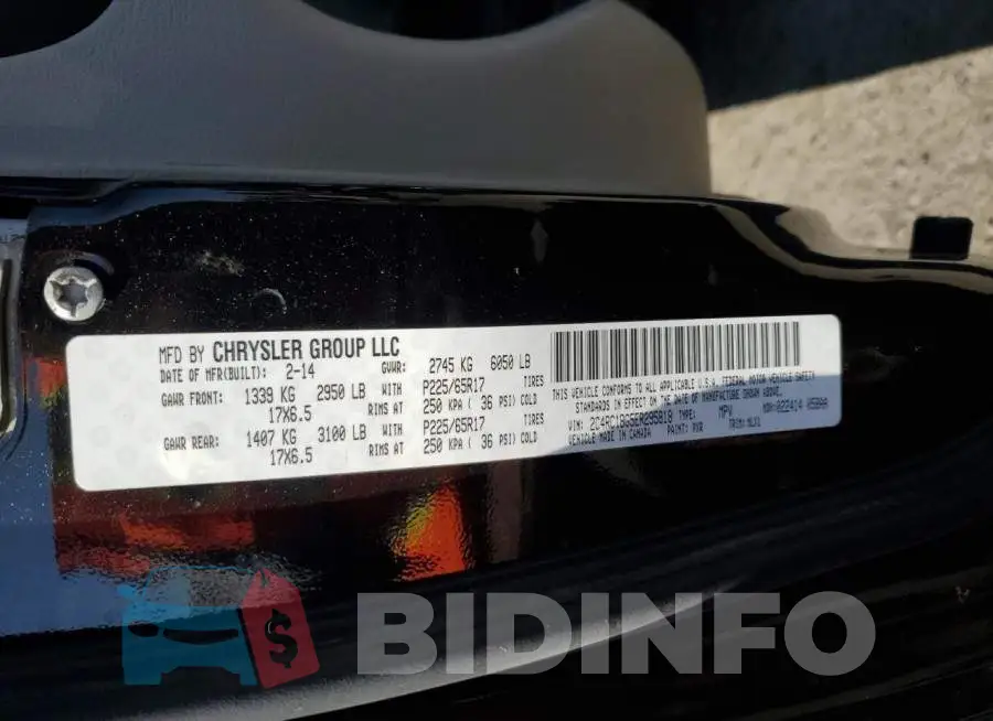 2C4RC1BG5ER295818 Photo# 13