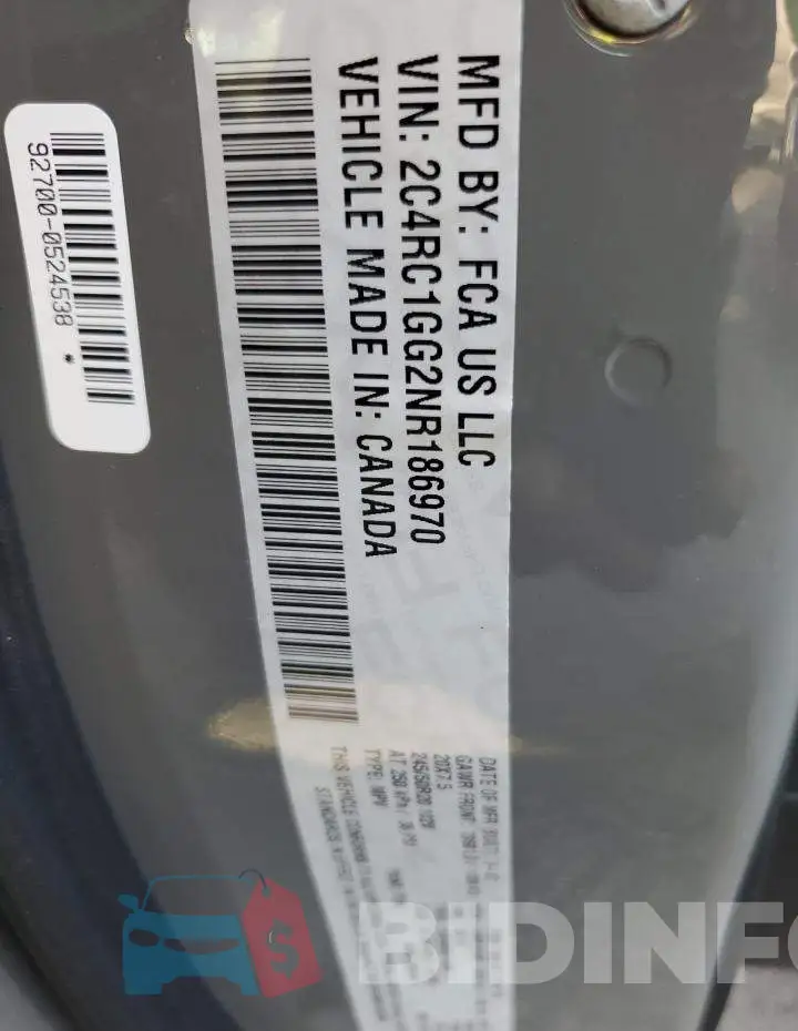 2C4RC1GG2NR186970 Photo# 13