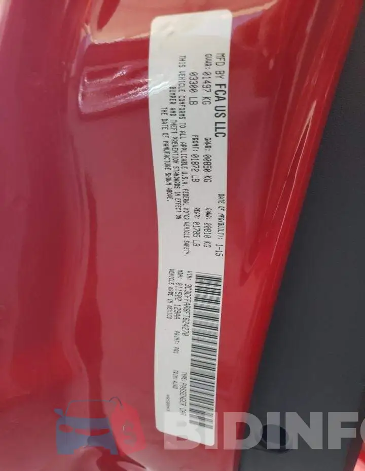 3C3CFFAR8FT624270 Photo# 12