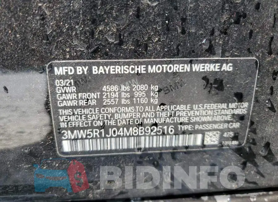 3MW5R1J04M8B92516 Photo# 12
