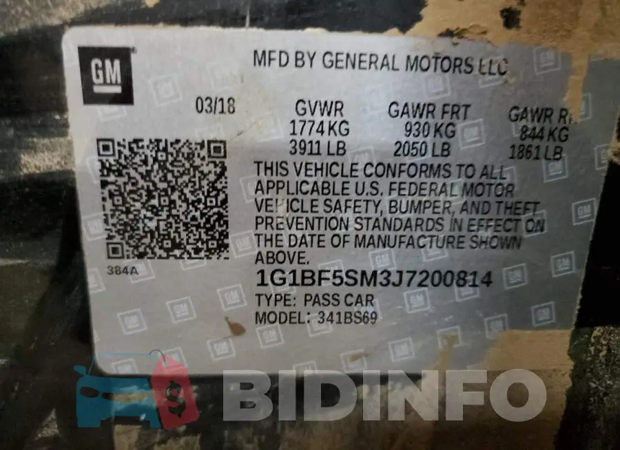 1G1BF5SM3J7200814 Photo# 12
