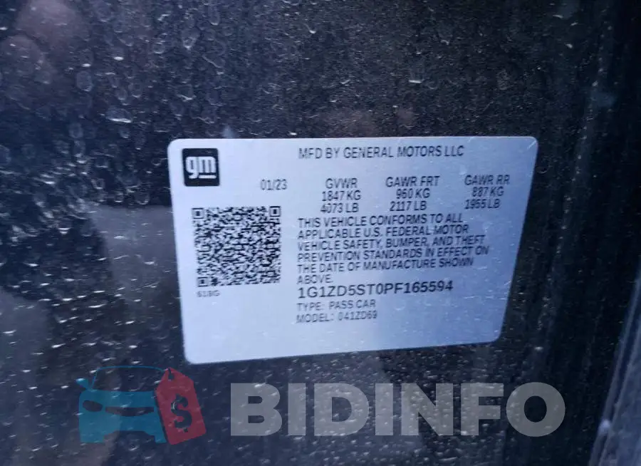 1G1ZD5ST0PF165594 Photo# 13