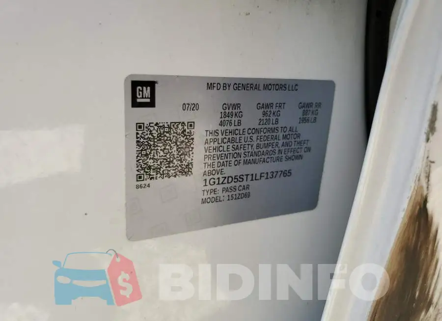 1G1ZD5ST1LF137765 Photo# 12