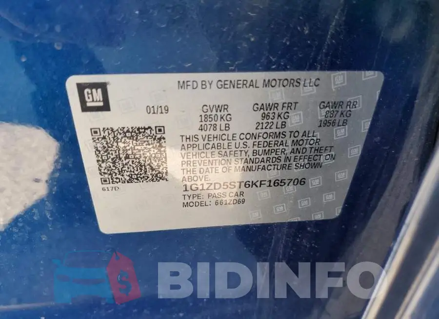 1G1ZD5ST6KF165706 Photo# 12