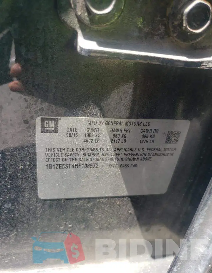 1G1ZE5ST4HF108572 Photo# 12