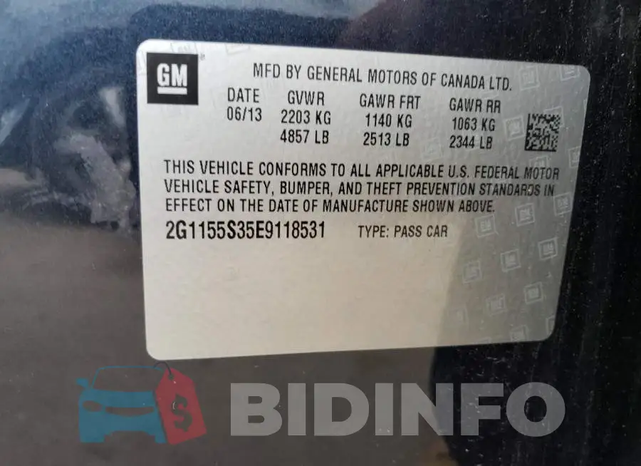 2G1155S35E9118531 Photo# 12