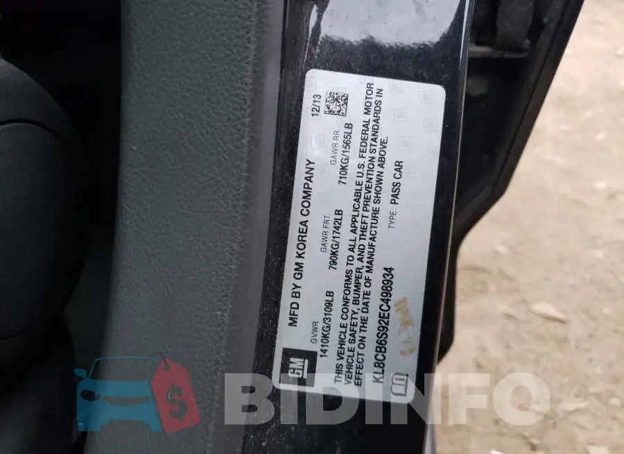 KL8CB6S92EC498934 Photo# 12